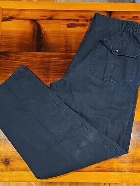 Men's Navy Cotton Cargo Pants by Wind River - 38" X 30"
